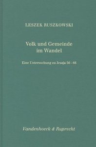 Ruszkowski, L: Volk und Gemeinde im Wandel