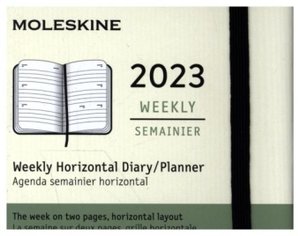 Moleskine 12 Monate Wochenkalender 2023, Pocket/A6, Schwarz