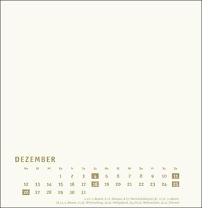 Bastelkalender gold groß 2022