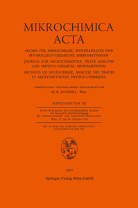 Achtes Kolloquium über Metallkundliche Analyse mit Besonderer Berücksichtigung der Elektronenstrahl- und Ionenstrahl-Mikroanalyse Wien, 27. bis 29. Oktober 1976