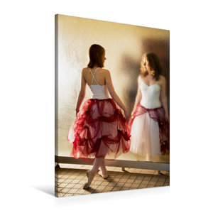 Premium Textil-Leinwand 60 cm x 90 cm hoch Ein Motiv aus dem Kalender Ballerina I