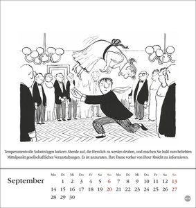 Loriot Postkartenkalender 2026