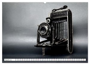 Balgen- und Boxkameras - Analoge Erinnerungsstücke (Wandkalender 2024 DIN A2 quer), CALVENDO Monatskalender