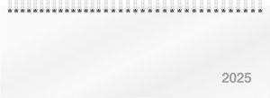 rido/idé Tischkalender Modell ac-Wochenquerterminer, Karton-Einband Trucard, weiß 2025