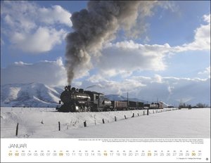 Feurige Dampfloks Kalender 2022