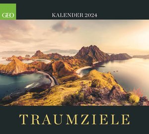 GEO: Traumziele 2024 - Wand-Kalender - Reise-Kalender - Poster-Kalender - 50x45