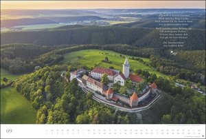 Deutschlands Höhen - Ein literarischer Spaziergang Kalender 2024. Texte deutscher Literaten in einem großen Wandkalender kombiniert mit beeindruckenden Landschaftsfotos.