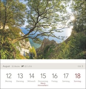 Wanderglück Postkartenkalender 2024. Foto-Kalender für Gipfelstürmer. Wiesen, Wälder und die höchsten Berge auf 53 Postkarten, ein dekorativer Tischkalender für Naturfreunde