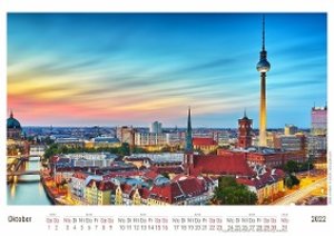 Berlin 2022 - White Edition - Timokrates Kalender, Wandkalender, Bildkalender - DIN A4 (ca. 30 x 21 cm)