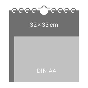 Premium-Bastelkalender gold groß 2026