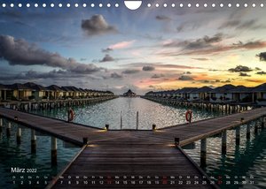 Malediven Impressionen aus dem Paradies (Wandkalender 2022 DIN A4 quer)