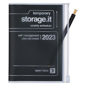 MARK\'S 2022/2023 Taschenkalender A6 vertikal, Storage it, Black
