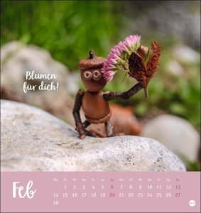 Eichelmännchen Postkartenkalender 2022