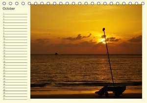 Colours by the sea / Birthday Calendar / UK-Version