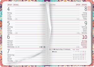 Ladytimer Mini Oriental 2023 - Taschen-Kalender 8x11,5 cm - Muster - Weekly - 144 Seiten - Notiz-Buch - Alpha Edition