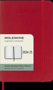 Moleskine 18 Monate Wochen Notizkalender 2024/2025, Pocket/A6