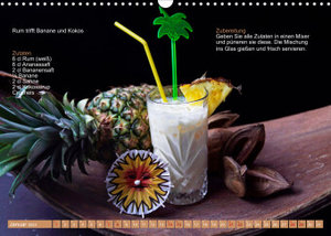 Faszination Rum Cocktails (Wandkalender 2023 DIN A3 quer)