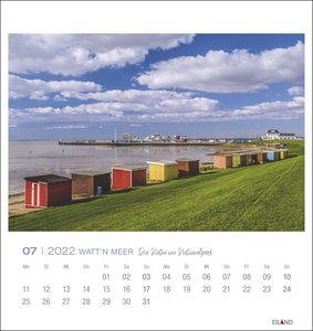 Watt\'n Meer Postkartenkalender 2022