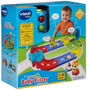 VTech Baby 80-127804 - Tut Tut Baby Flitzer: Straßen-Set