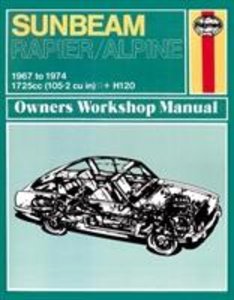 Sunbeam Alpine & Rapier Owners Workshop Manual – 67–74