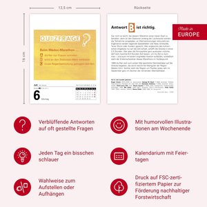 Ist es wahr, dass ...? Tagesabreißkalender 2026