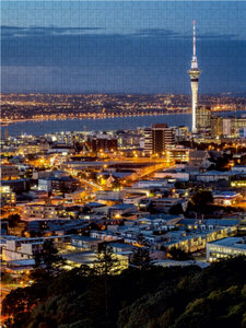 CALVENDO Puzzle Auckland Skyline - Neuseeland 2000 Teile Puzzle hoch