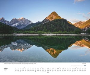 Berge im Licht 2024 – Wandkalender 60,0 x 50,0 cm – Spiralbindung