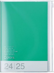 MARK'S 2024/2025 Taschenkalender B6 vertikal, Colors, Green
