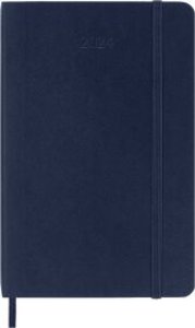 Moleskine 12 Monate Wochen Notizkalender 2024, Pocket/A6, Saphir
