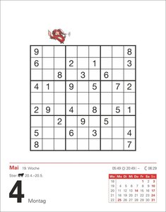 Sudoku Tagesabreißkalender 2026