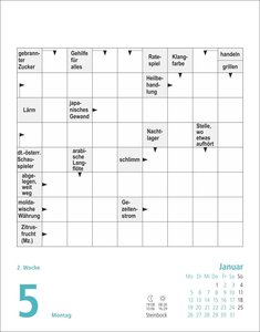 Stefan Heine Kreuzworträtsel Tagesabreißkalender 2026