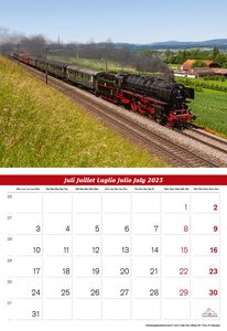Schweizer Eisenbahnen Kalender 2023