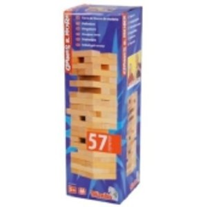 Simba 106125033 - Games and More: Holz-Wackelturm