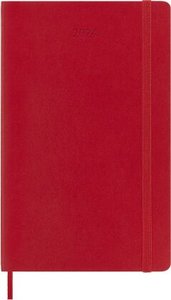 Moleskine 12 Monate Tageskalender 2024, Large/A5, Scharlachrot