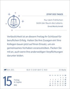 Waage Sternzeichenkalender 2026