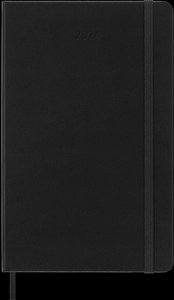 Moleskine 12 Monate Tageskalender 2024, Large/A5, Schwarz