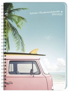 Palmen Schüler-/Studentenkalender A5 Kalender 2022