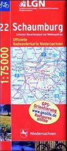 LGN Radwanderkarte Niedersachsen - Schaumburg