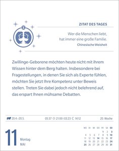 Zwillinge Sternzeichenkalender 2026