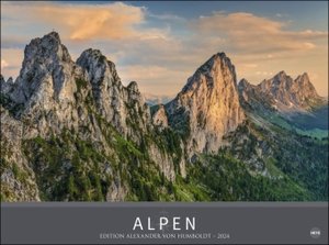 Alpen - Edition Alexander von Humboldt Kalender 2024