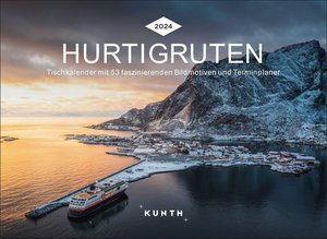 Hurtigruten - KUNTH Tischkalender 2024