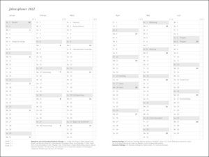 Diario Wochen-Kalenderbuch A5, grün Kalender 2022