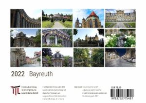 Bayreuth 2022 - Timokrates Kalender, Tischkalender, Bildkalender - DIN A5 (21 x 15 cm)