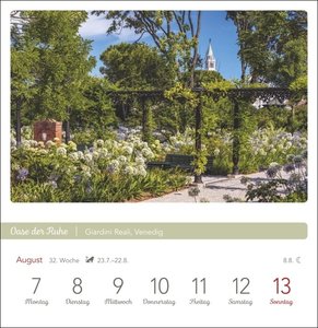 Das Glück liegt in Italien Postkartenkalender 2023. Kleiner Wochen-Kalender mit 53 besonderen Orten. Stimmungsvolle Foto-Motive zum Aufhängen und Aufstellen.
