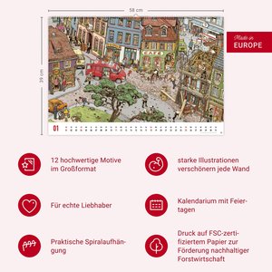 Göbel & Knorr Wimmelbilder Edition Kalender 2026