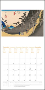 Hiroshige 2023 - Wand-Kalender - Broschüren-Kalender - 30x30 - 30x60 geöffnet - Kunst-Kalender