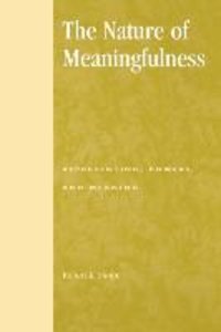 Shope, R: The Nature of Meaningfulness