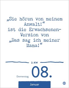 Dumme Sprüche für jeden Anlass Tagesabreißkalender 2026