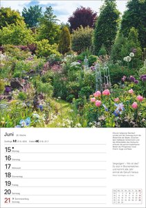 Gartenparadiese Wochenplaner 2026