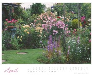 Im Rosengarten 2025 - DUMONT Garten-Kalender - Querformat 52 x 42,5 cm - Spiralbindung
